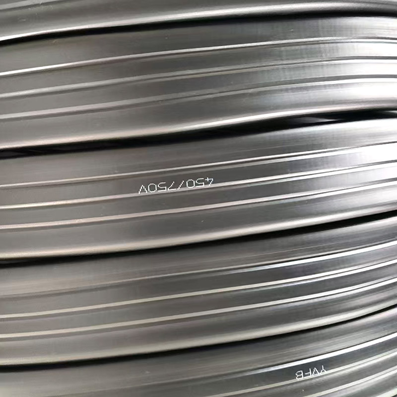 YVFB丁腈絕緣和護(hù)套移動(dòng)扁平軟電纜 3x10+1x4mm2